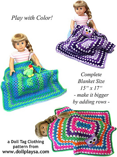 With Love from Gran Blanket - Dolls photo 5