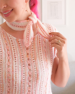 With a matching Vesna Tee - lacy middle, size S