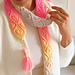Cyclamen Mini Scarf pattern