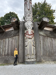 MOA in Vancouver. Me photographed by Felicia Lo.