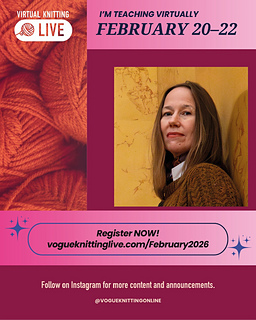 @ Vogue Knitting Live - Virtually February 2026