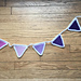 Easy Triangle Bunting #002 pattern 