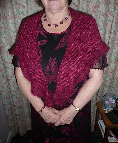 Cadbury Ruffle Shawl photo 4
