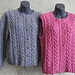 Horseshoe Cable Crews - Sweater  (SW-014) pattern 