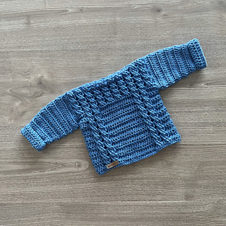 River sweater 0-12Y pattern available separately