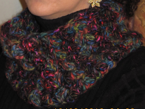 Borealis Cowl and Flower Headband photo 2