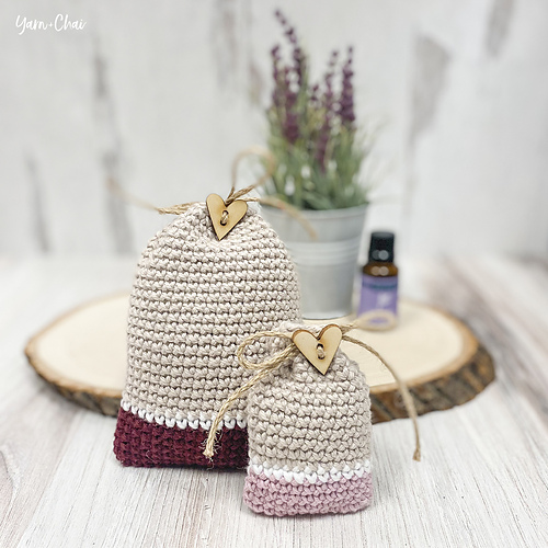 Ravelry Potpourri Pouch pattern by Rebecca Langford
