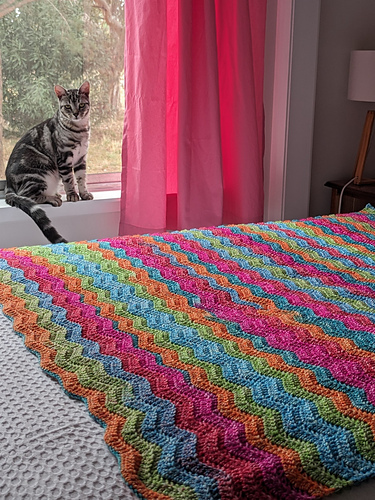 Groovy Waves Blanket - Annaliese Mansfield