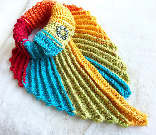 Sophie havfruehaleteppe – Voksen størrelse - Little Panda Mommy Creations