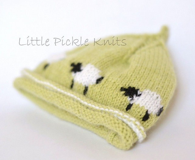 Ravelry Little Baa Baa beanie pattern by Linda Whaley