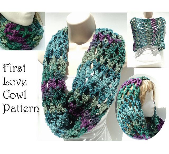 Ravelry First Love Cowl pattern by Elizabeth Gormley