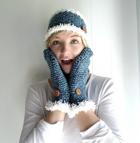 Frosty Headband and Mittens photo 2