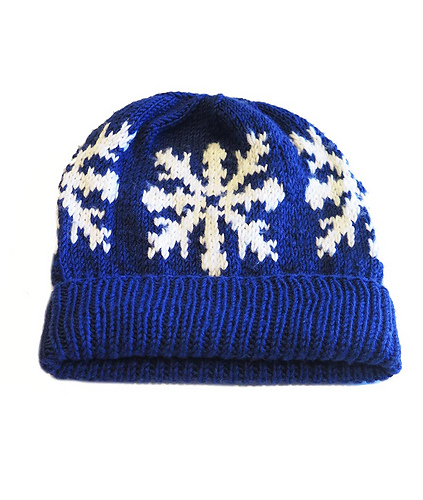 Ravelry: Big Snowflake Hat pattern by LizzyLou Knits