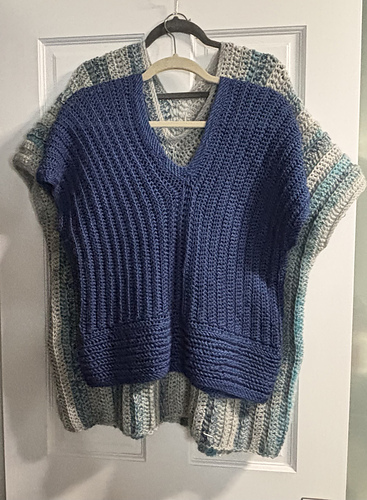 Easy 1 Piece Rectangle Crochet Top photo 2
