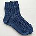 Mock Cable Socks pattern