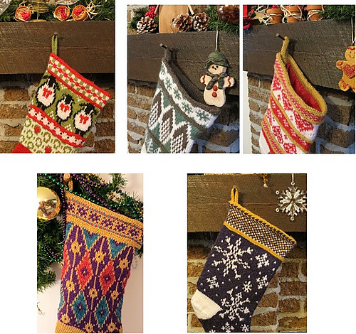 Snowflakes Xmas Stocking photo 8