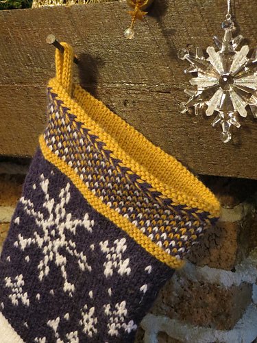 Snowflakes Xmas Stocking photo 7