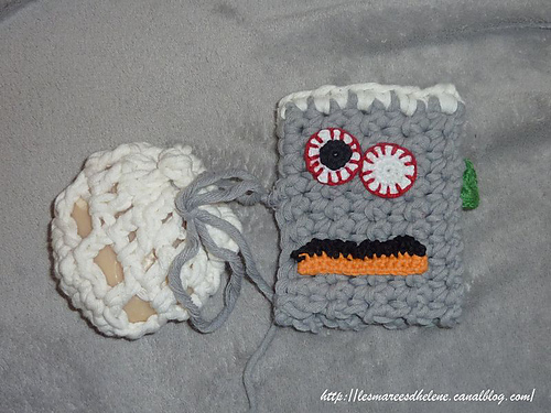 Pochette à savon ( washcloth ) photo 2
