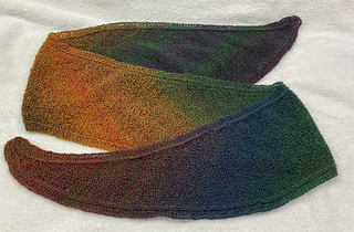 Sock weight yarn, long gradient yarn