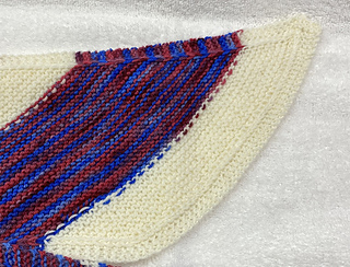 Unique knitted bind off.