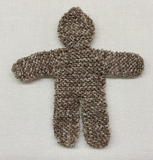 Gingerbread Man, sock weight yarn