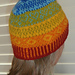 Rainbow scarf & hat photo 3