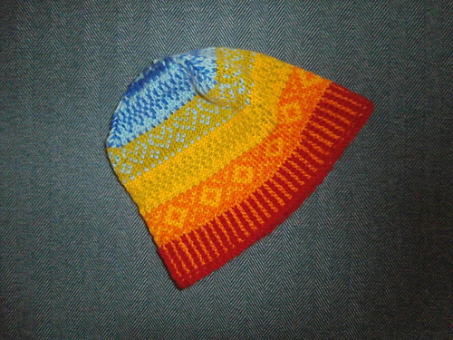 Rainbow scarf & hat photo 5