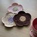 Curly Petal Coaster pattern 