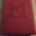 The Monogrammed Laptop Sleeve pattern 