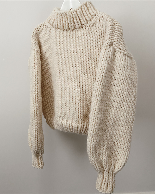 Stockinette Jumper pattern by Georgia Bird