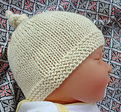 Ravelry Baby Hat With Top Knot Tegan Pattern By Julie Taylor