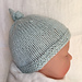 Baby Hat with Top Knot - Tegan pattern 