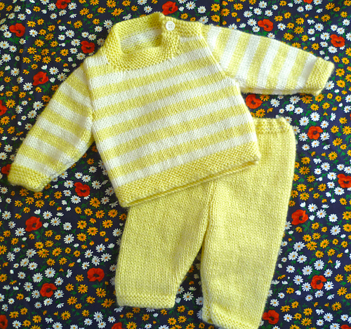 Stripe Jumper with Matching Hat photo 3