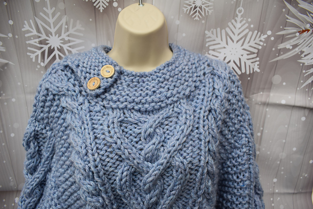 Ravelry: Heart Cable sweater pattern by 
