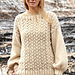 Puffed-Sleeve Sweater (Pull) pattern 