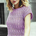# 02 Pull ajouré, bords roulés pattern 