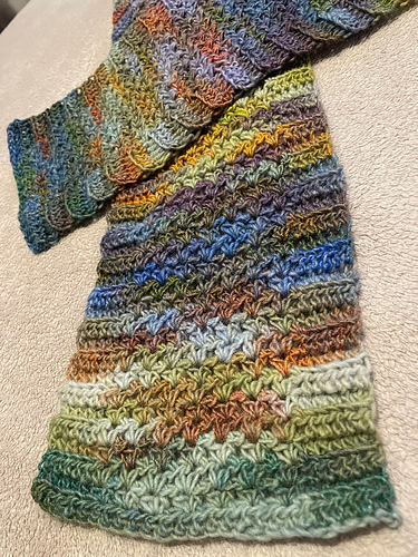 V Stitch Ridge Scarf photo 3