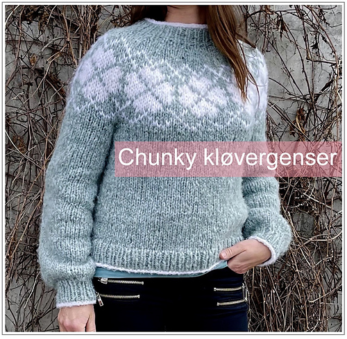 Chunky kløvergenser - Hilde Stensrud