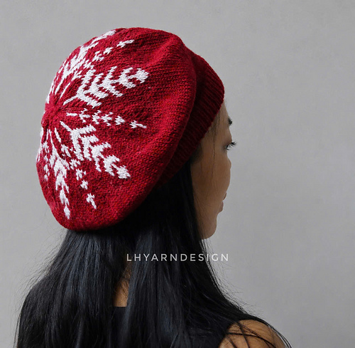 Snowfall Beret