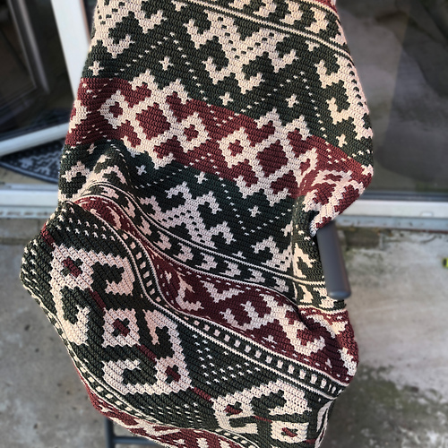 Mosaic Blanket Zirgu Gija