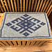 Knit Seat Pad Hidden Stream pattern