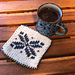 Knit Coaster Morning Star pattern