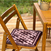 Knit Seat Pad Lightbound pattern