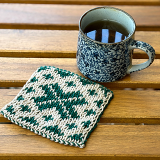 Ravelry: Knit Coaster Clover pattern by Vita Mašalienė