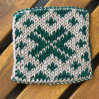 Ravelry: Knit Coaster Clover pattern by Vita Mašalienė