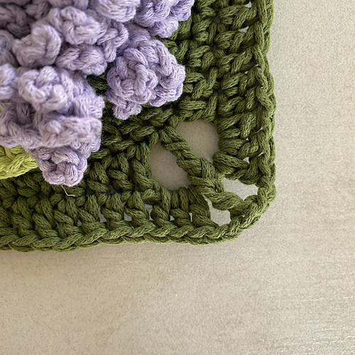 Lilla Blomst Granny Square - Anna Lisek