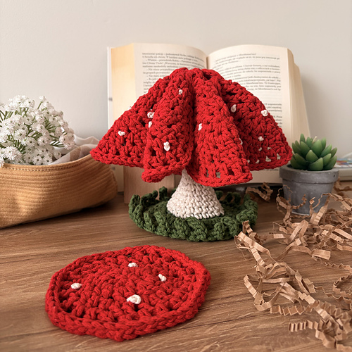 Mushroom Coaster Set
