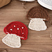 Mushroom Coaster pattern