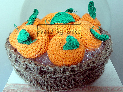 cesto di mandarini [basket of mandarins] photo 1