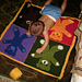 Teddy bear play rug pattern 
